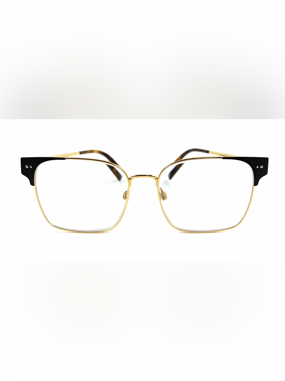 Warby Parker Ramona Black Gold Tortoise Eyeglass Frames 55-17-145 EUC